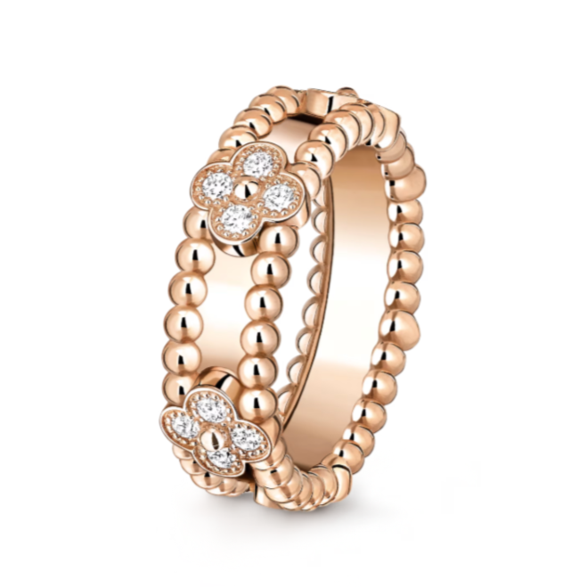 Clover Beaded Band Ring | Depaysement™