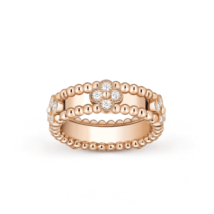Clover Beaded Band Ring | Depaysement™