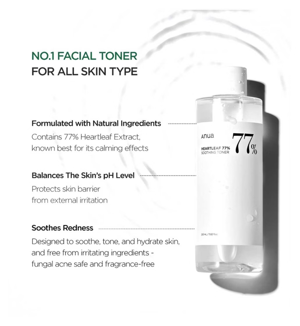 Anua Heartleaf 77% Soothing Toner