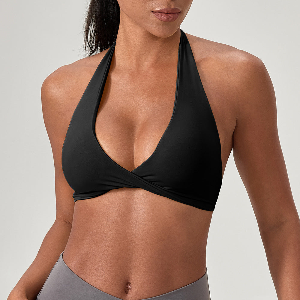 Luxe Halter Active Top | Dépaysement™
