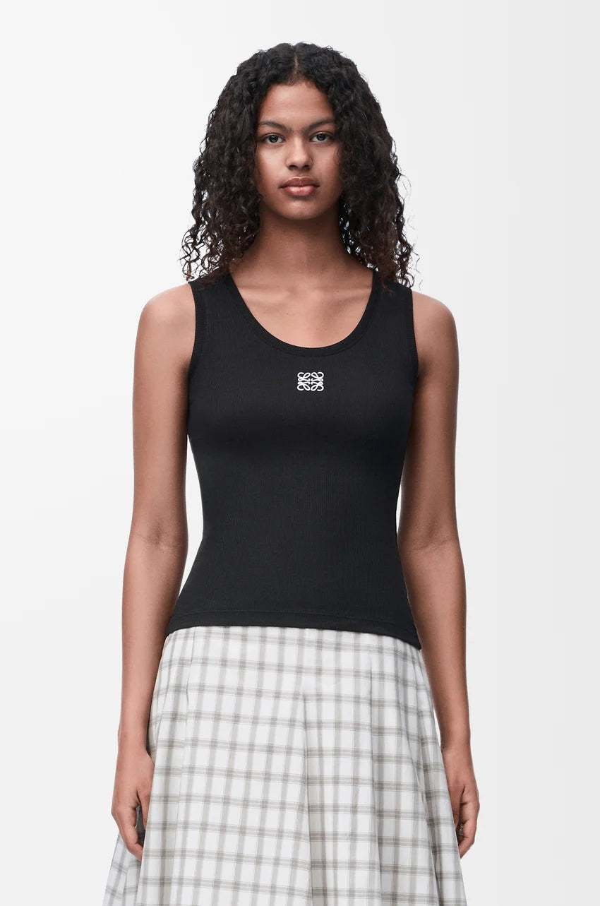 Anagram Embroidery Tank Top