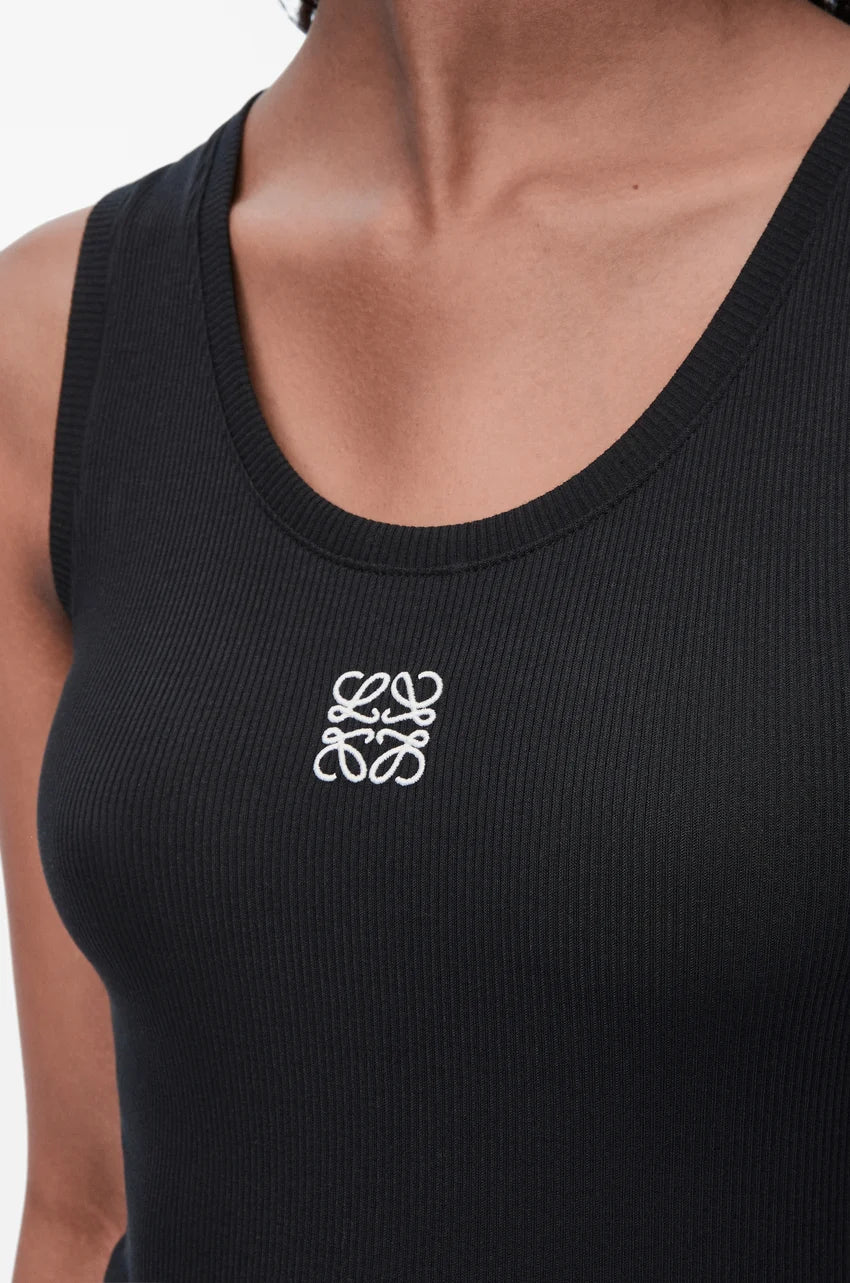 Anagram Embroidery Tank Top