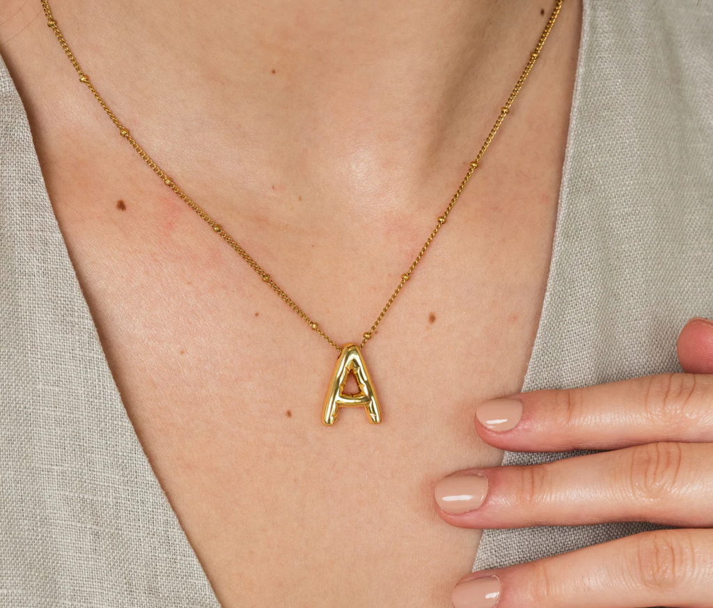Bubble Letter Necklace | Dépaysement™
