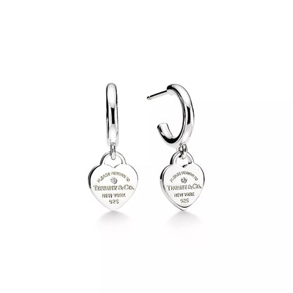 Heart Hoop Earrings | Dépaysement™